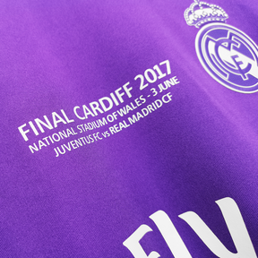 Camisa Retrô Real Madrid Manga Longa 2016/17 Away Champions League Edition