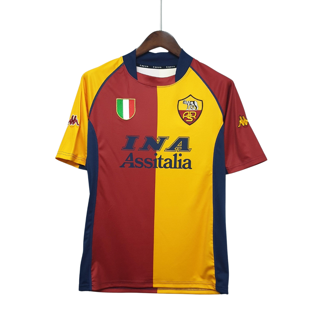 Camisa Retrô AS Roma 2001/02 Home