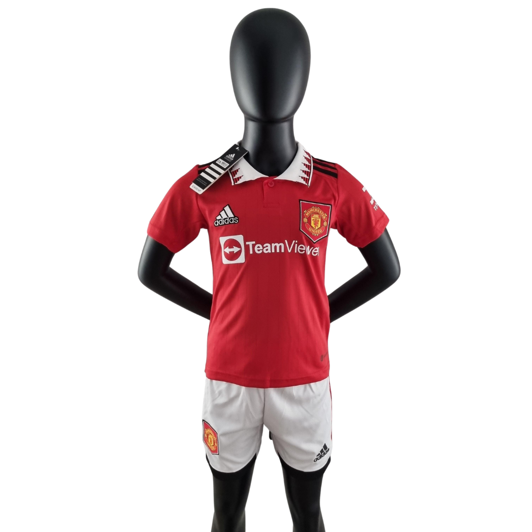 Conjunto Infantil Manchester United 2022/23 - Home