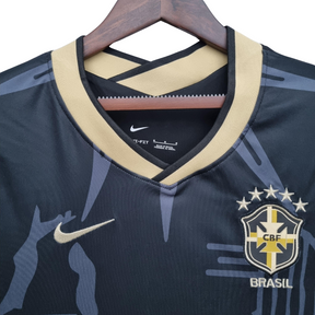 Camisa Feminina Seleção Brasil 2022/22 Edição Limitada Preta