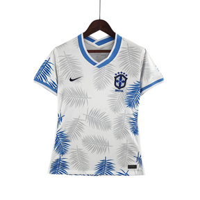 Camisa Feminina Seleção Brasil 2022/22 Edição Limitada Branca