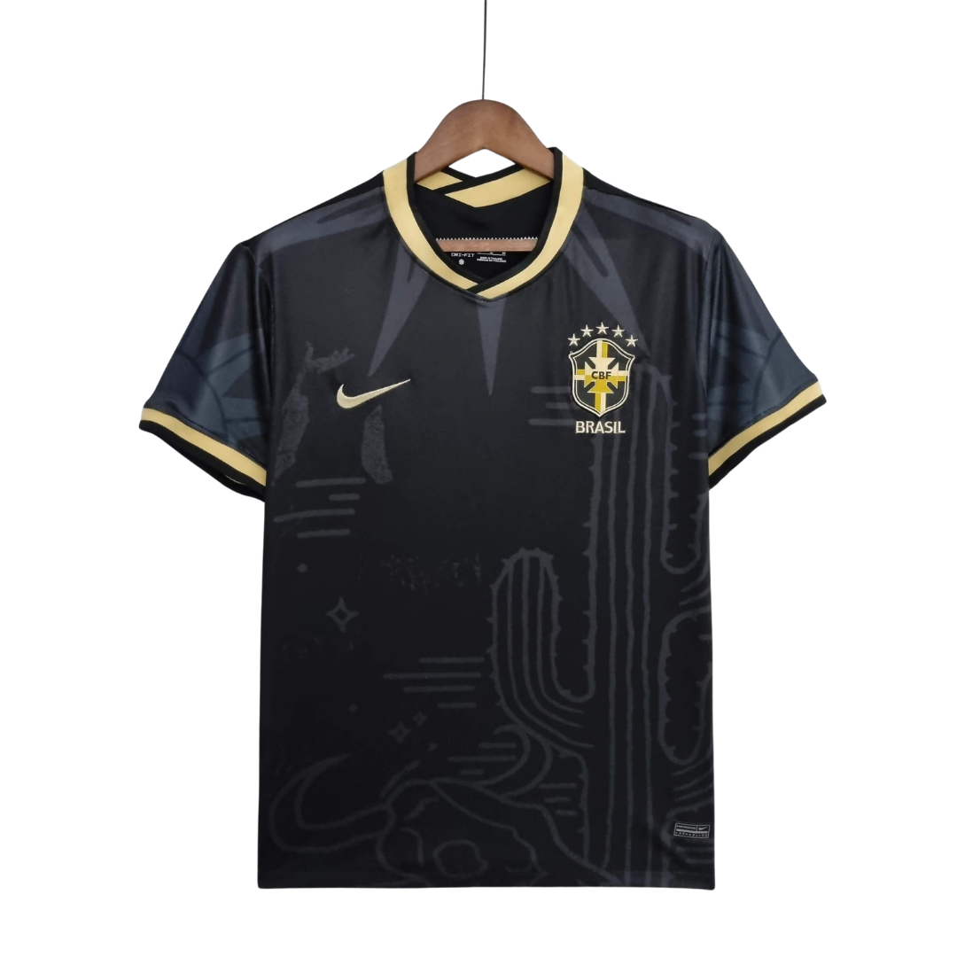 Camisa Seleção Brasil 2022/22 Edição Limitada Preta