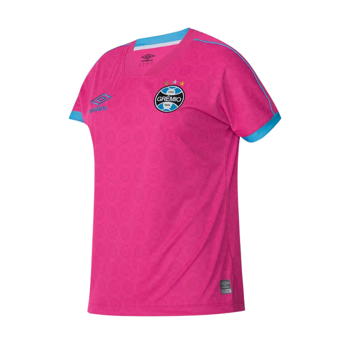 Camisa Feminina Grêmio Outubro Rosa Umbro 23/24