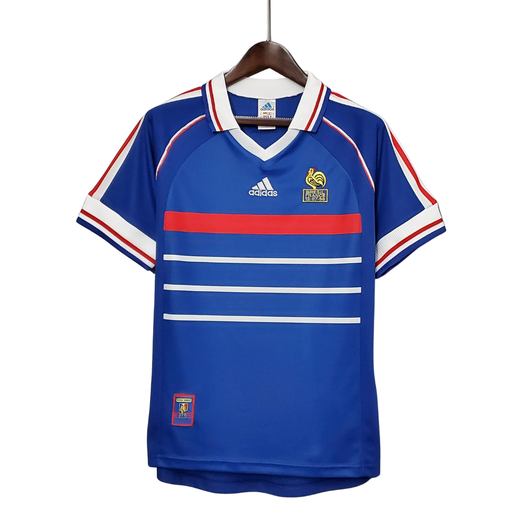 Camisa Retrô Seleção França 1998/98 Home