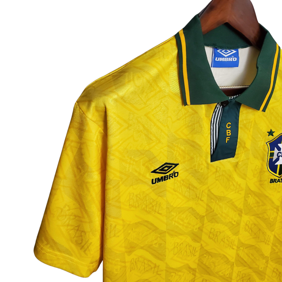 Camisa Retrô Seleção Brasil 1991/93 Home