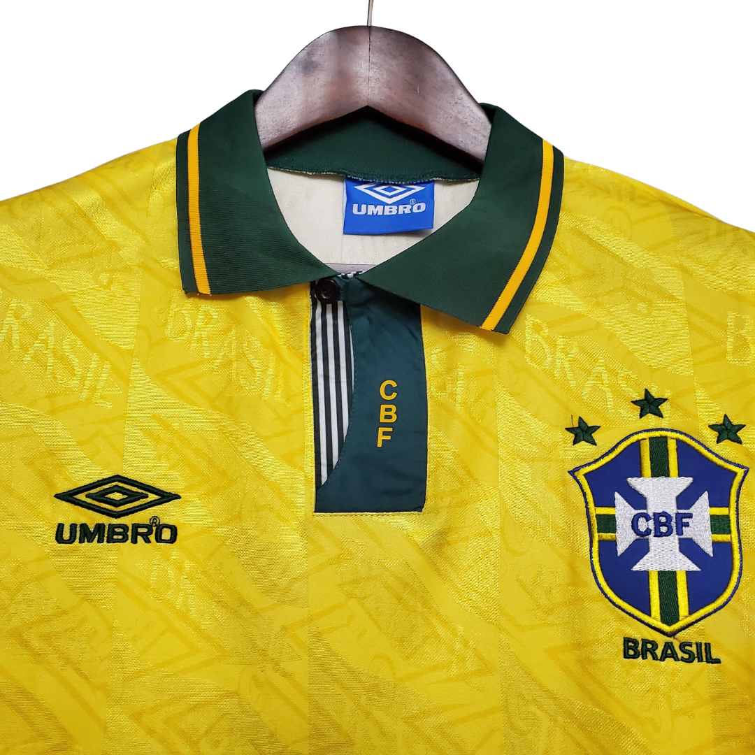 Camisa Retrô Seleção Brasil 1991/93 Home