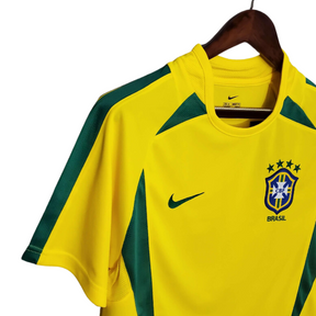 Camisa Retrô Seleção Brasil 2002/02 Home