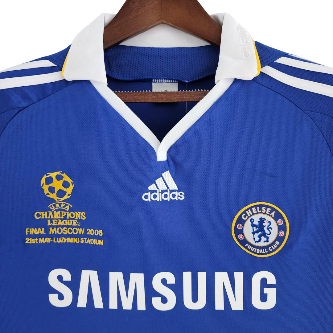 Camisa Retrô Chelsea FC 2008/09 Home Champions League Edition