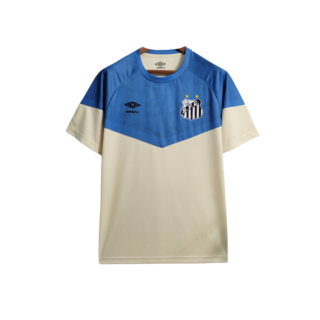 Camisa Santos 2023/24 Treino Azul e Bege