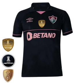 Camisa Fluminense Umbro 23/24 Goleiro Preto/Rosa