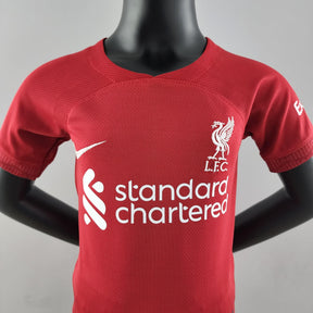 Conjunto Infantil Liverpool 2022/23 - Home - ResPeita Sports 